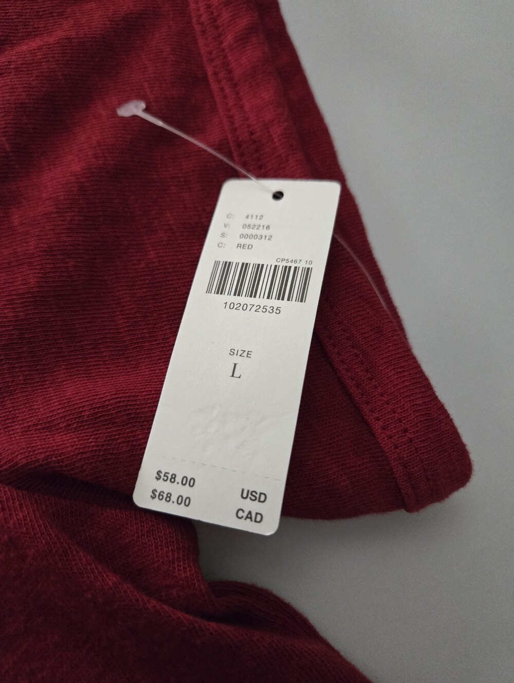 NWT Maeve Graphic Ringer Tee - Picture 5 of 6